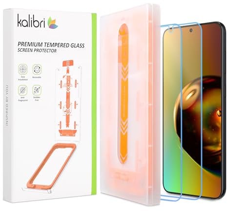kalibri 2X Panzer Schutz Glas Folie für Samsung Galaxy S24 - Glas Schutzfolie Set - Full Display Screen Protector - Handy Schutzglas Kratzfest - mit Installationshilfe