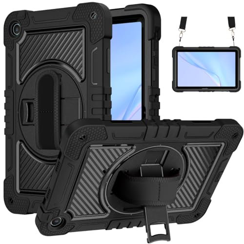Funda para Huawei MatePad SE de 10.4 pulgadas 2023, resistente a prueba de golpes, funda protectora con soporte giratorio, correa de mano/hombro para MatePad SE de 10.4 pulgadas lanzado en 2023, color