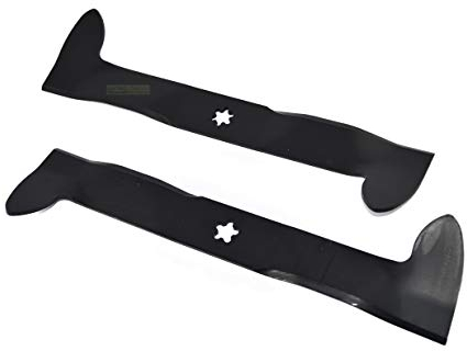 perfektGarten Lot de 2 lames de 50 cm compatibles avec Husqvarna 38 CTH 2038 210 2138 TC 238 239 38 138 YTH200 Twin T