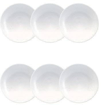 NOVASTYL - Lot 6 assiettes à dessert génération 19cm en verre transparent - 2614436