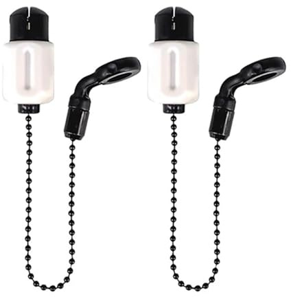 Pro Ace 2 Bite Indicators Bobbins Short 13cm Chain For Fishing Bite Alarms