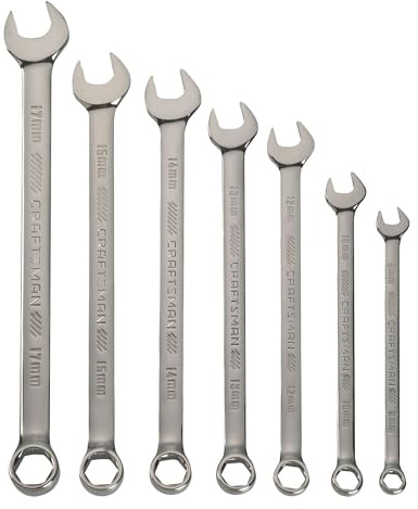 CRAFTSMAN OVERDRIVE 7-Piece Metric Wrench Set (CMMT87807)
