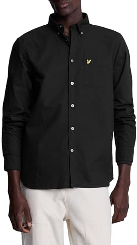 Lyle & Scott Oxford Hemd Herren – 100% Baumwolle | Button Down Kragen und Oxford Webart | XS-XXL