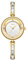 OIDEA Damen Uhren Armbanduhr mit Strass: Gold Uhr Analog Quarz Edelstahl mit Rund Römischer Zifferblatt Elegant Strasssteine Geschenk für Frauen Freundin Schwester