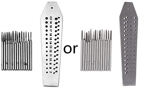 Itkcozcg Handwerkzeuge, Juweliere Uhrmacher Gewindebohrer und Schneideisen Schraubplatten-Set, 14-teilig, 0,7–2 mm, Stahllegierung, Uhren- und Juwelier-Reparaturwerkzeug