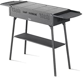 GLigeT Barbacoa portátil 3-5 People Outdoor Travel Camping Barbecue Grill Picnic Accessories Portable Folding Barbecue Grill Charcoal Cooking Food Barbacoa al Aire Libre