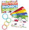 Sharplace Phonics-Karteikarten, Wörter-Karteikarten, Schulbedarf für zu Hause, Lernspiel für Kinder im Alter von 4–8 Jahren, Kindergarten