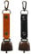 TPZORJX 2 PCS unidades de metal vintage mini campanas de vaca, cencerro vaca,decoraciones, llaveros con campana, versátil, compacto y portátil, para senderismo al aire libre, mochila, collar
