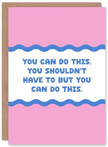 Artery8 You Can Do This Modern Funny Motivational Good Luck Card