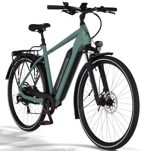 Fischer E-Bike Trekking VIATOR 2.1 Active, Elektrofahrrad für Damen und Herren, RH 55, 459Wh, Heckmotor 50Nm, 48V
