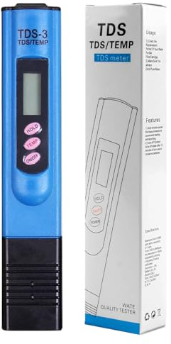 Generisch Digitaler Wassertester – 6.1 Inches PVC Messgerät | 6.1 Inches Wasserqualität Tester – 52g präzise 2-in-1 für Trinkwasser Leitungswasser Brunnėn Aquarien Hydroponik Pools