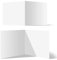 50 Blanko Klappkarten Quadrat 148 x 148 mm Bilderdruckpapier matt 300 g/qm Set Papier wählbar