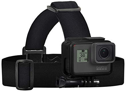 Wealpe Head Strap Camera Mount Compatible with GoPro Hero 11, 10, 9, 8, 7, Max, Fusion, Hero (2018), 6, 5, 4, Session, 3+, 3, 2, 1, DJI Osmo Action Cameras