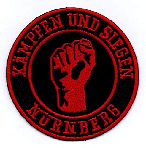 Nürnberg Aufnäher/Stickbild/Abzeichen/Iron on Patch/Sew Kämpfen und Siegen