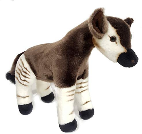 Ravensden Okapi, stehend, 32 cm, kuscheliges Stofftier, Geschenkidee, Plüschtier
