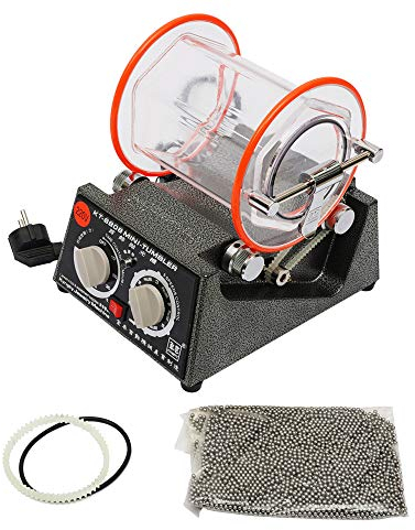 DiLiBee Rotary Tumbler Schmuckpolierer und Finisher of Rocks Stones Coin Rotary Polisher 3KG 45W