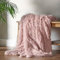 Catherine Lansfield Kuschelige Hochflor-Decke, Überwurf, 150 x 200 cm, Blush Pink