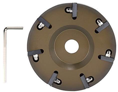 AUNMAS Hufmesser Werkzeug, 10x10x1,5cm Aluminium-Legierung Pferdehuf-Messer Elektrisches Vieh Schaf Katteln Pferde Huf Trimmen Scheibe Platte Werkzeug mit 7 Klingen
