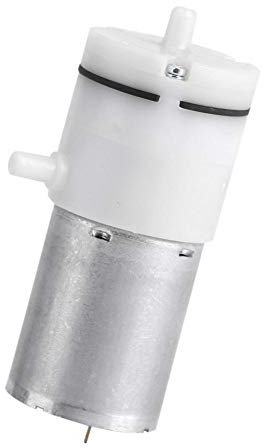 Aigend Mini motore pompa ad aria, alluminio + plastica Micro pompa ad aria 12V DC Pompa per vuoto elettrica ultra silenziosa per serbatoio dell'acquario