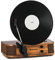 AUNA Verticalo SE - Giradischi Retró, Lettore Vinili, Giradischi Vintage, 33, 45 e 78 giri/min, BT, Altoparlanti Stereo, Porta USB compatibile MP3, Uscita di Linea, Legno, con Bluetooth