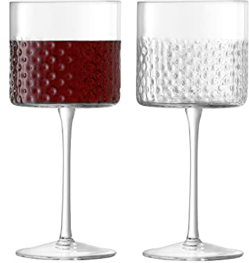 LSA Wicker Weinglas, Glas, Klar, 320ml