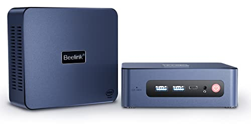 Beelink U59 Mini PC 11nd Generation 4 Core N5105 16GB DDR4 500G SSD 4K UHD Triple Display Dual HDMI und Typ-C Mini Desktop Computer 2.4G + 5G WiFi BT4.0