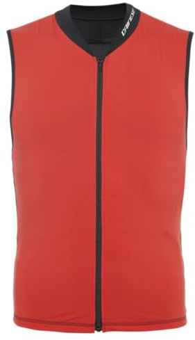 Dainese Unisex-Adult Auxagon Vest Skischutzweste, Ski-Rückenprotektor, Rot/Schwarz, L