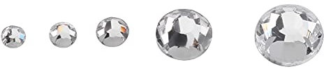 1440 Piezas de Diamantes de Imitación SS5 Juego de Diamantes para Uñas Color Blanco Gemas de uñas Diamantes de Imitación Cristal Para Decoración Uñas para Varios Productos Digitales(1.7-1.8mm)