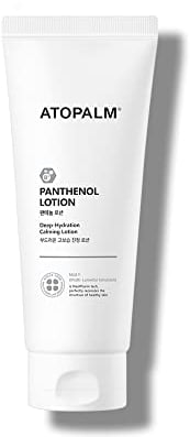 ATOPALM Panthenol Lotion 180ml, Langanhaltende Gesicht bis Körper Feuchtigkeitscreme, Vitamin B5 Aminosäure, Empfindliche Haut, Hypoallergen Gesichtscreme Körperlotion, Gesichtspflege, Koreanische