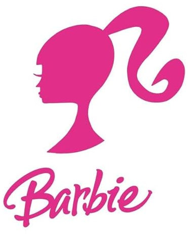 Cialda in Ostia per Decorazioni e Torte a tema Barbie Logo in Dischi Commestibili Cake Design (MOD. 10)