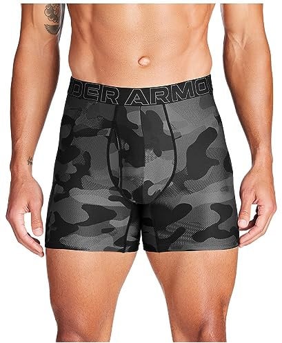 Under Armour Performance Tech Boxerjock Lot de 3 Boxers pour Homme, 15,2 cm, Imprimé Camouflage néo, Taille L