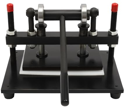38 * 31cm Manuelle Lederstanze, Leder-Schneidemaschine, Stanzmaschine, Leder Stanzmaschine, Leder Stanzen Maschine Prägepresse, Tahlplatte Prägung, Prägemaschinen, Für Schneiden Papier, Schaumstoff