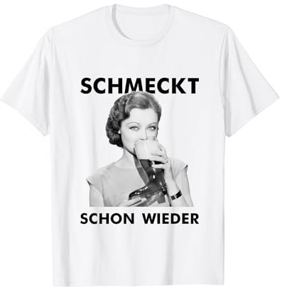 SCHMECKT SCHON WIEDER X Bierstiefel Vintage Retro Bier T-Shirt