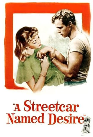 Poster A Streetcar Named Desire, A5, Wandkunst, Heimdekoration, Filmposter, Leinwand, Film, Kino, Retro, Vintage, Kult, klassisch, Nostargic, Saga, moderner Nachdruck, wir drucken jedes Poster für