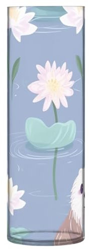 Lotus Süße Otter-Kunststoffvase, kreative Kunststoffvase, Blumenarrangement, Flasche für Zuhause, Büro, Hochzeitsdekoration