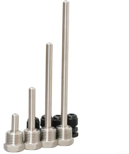 Robustes Edelstahl-Thermowell G 12 Gewinde für Temperaturfühler-Hülsen-Tasche (8x250mm)