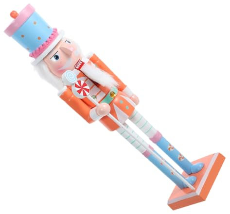 IMIKEYA Candy Nutcracker Nutcracker Lollipop Nutcracker Figurine Nutcracker Decor Nutcracker Hanging Ornaments Nutcracker Figures Nutcracker Soldiers Nutcracker for Orange Wood