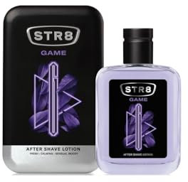 STR8 GAME AFTER SHAVE LOTION 50ML - Refreshing and soothing after shave with a fresh, sensual woody fragrance for daily skin care