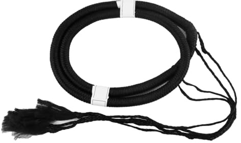 Nicear Schwarzes arabisches Stirnband für Erwachsene mit Quasten, 56 cm, muslimische Männer, Kopftuch, Saudi-Arabien, Kopfbedeckung, VAE, Dubai, Stirnband