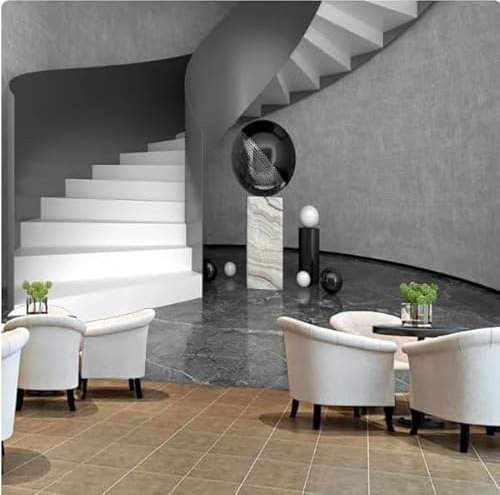 Ideas Spiral Stairs Space Extension 3D Wallpaper Home Study Office Grey Dining Room Sofa Bedroom Living Room TV Backdrop-300cm×210cm