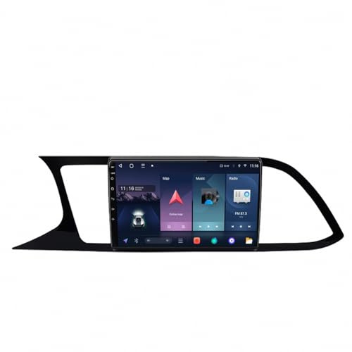 Autoradio Radio Macchina per Seat Leon 3 2012-2020 Android 15 9 Inches Bluetooth Schermo Macchina Fm Am Bluetooth Usb Per, 4 Core 2G+32G