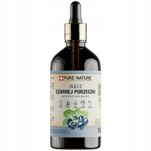 CHOSA Olio di Semi Ribes Nero 100 ml + Pipette al 100% Spremuto a Freddo Non Raffinato - Olio per Capelli, Corpo, Viso, Unghie e Massaggio - Cura Della Pelle e Cosmetici Fai Da Te