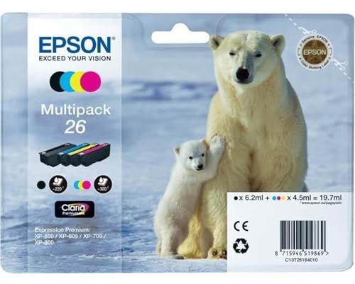 Epson C13T26164010 - CLARIA Premium Ink Multipack - 4-Colours 26
