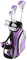 Set completo di mazze da golf precise m3 da donna con driver, fairway, ibrido, 7-pw Irons, putter, borsa con supporto, 3 h/C, viola – regular, PETITE o altezza Dimensioni., Regular