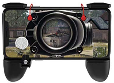CSZH PUBG Mobile Contrôleur Manette Controller Déclencheur Bouton de Commande 3 en 1 poignée de Jeu L1R1 Tireur Joystick pour iPhone Android Téléphone Jeu Pad Accesorios