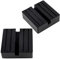 EXLECO 2 Stücke Gummiauflage Wagenheber, Universal Wagenheber Auflage Gummi Jack Pad Gummiauflage Hubwagen Für Auto Einstellung Hydraulischer Wagenheber Rangierwagenheber Unterstellbock (75x75x25mm)