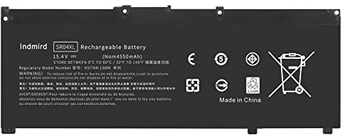 Indmird SR04XL Laptop Akku für HP Omen 2018 15-CE054NA CE017NA CE013NA CE001NA 15-DC0001NG DC1018TX DC1036TX DC0090TX DC0113TX Pavilion 15-CB079TX CB011TX CB003NA CB004NA CB060SA CB094TX 15.4V 70.07Wh