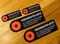 4X WÄCHTER Modus Aufkleber Sticker Videowächter Tesla Sicherheit Auto Decal Se49