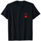 Herz-Ass, Spielkarten-Symbol und Buchstabe. T-Shirt