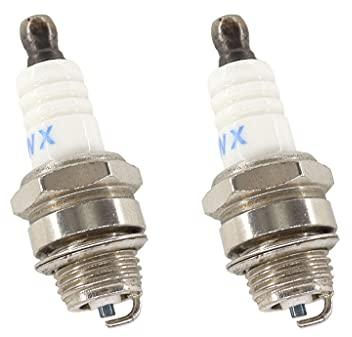 HURI 2x Zündkerze für Brast 2in1 4in1 Motorsense Freischneider Heckenschere 3PS 52ccm